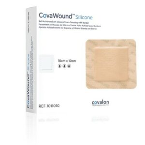 CovaWound Foam with Border - Non Adherent Foam Dressing with Adhesive Border
